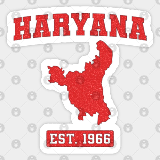 Haryanvi and Proud Haryana Haryana Sticker TeePublic